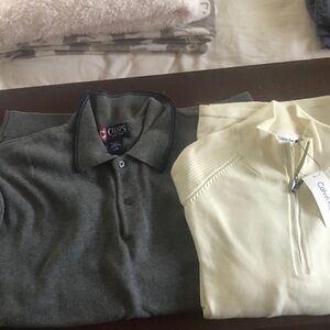 Chaps Charcoal Polo Shirt